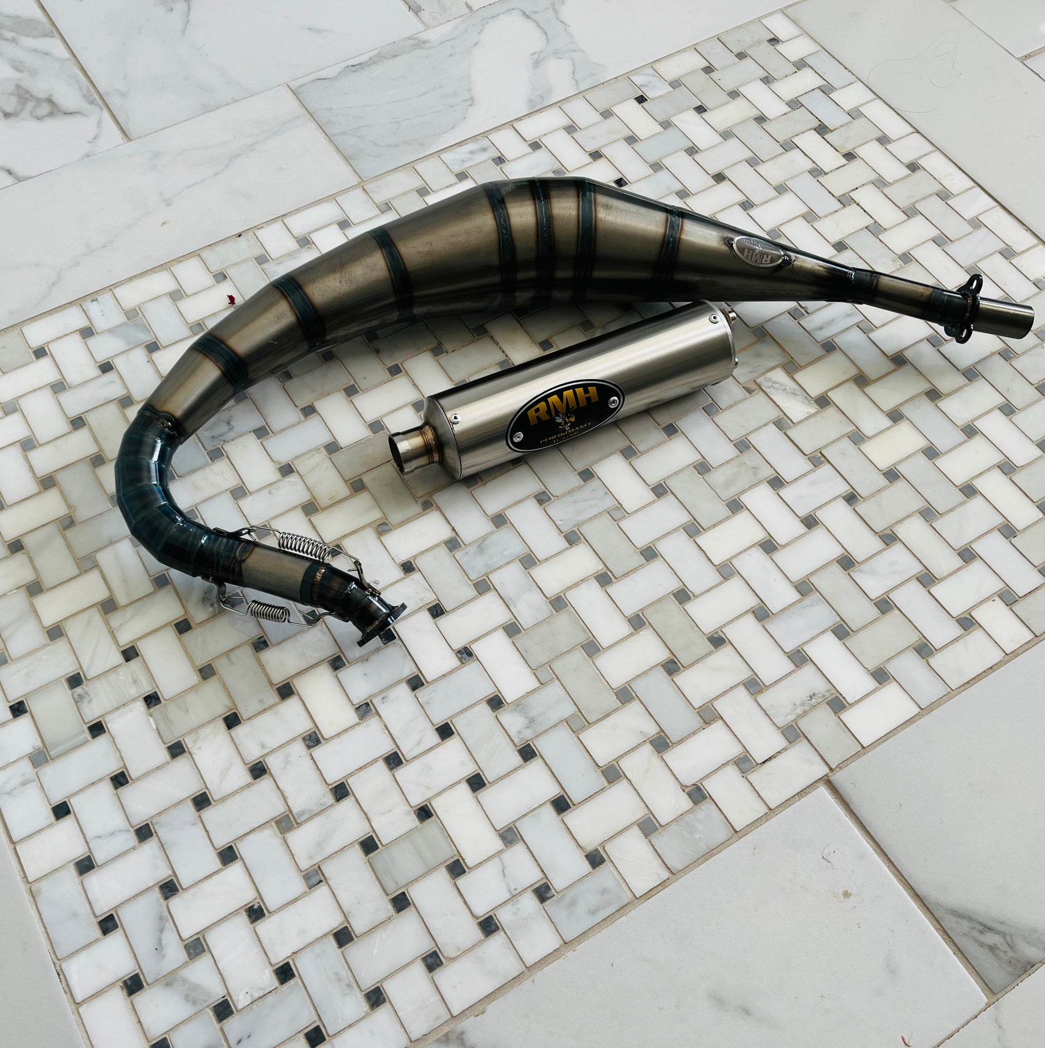 Vertical Minarelli Racing Pipe – RMH Performance